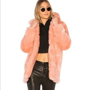 Faux fur jacket